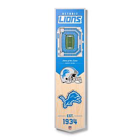 Officially Licensed NFL Detroit Lions 3D Stadium Banner