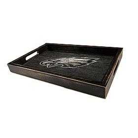 Officially Licensed NFL Eagles Distressed Tray with Team Colors