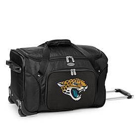 Officially Licensed NFL Jacksonville Jaguars 22" Wheeled Duffel Bag