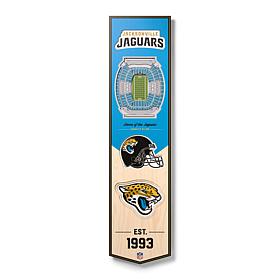Officially Licensed NFL Jacksonville Jaguars 3D Stadium Banner