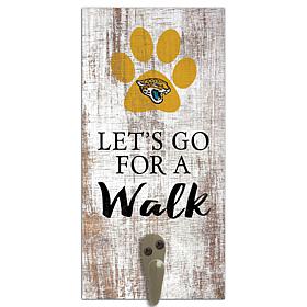 Officially Licensed NFL Jacksonville Jaguars Dog Leash Holder Sign