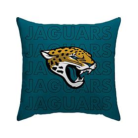Officially Licensed NFL Jacksonville Jaguars Poly Span Décor Pillow