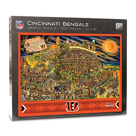 Officially-Licensed NFL Joe Journeyman Puzzle - Cincinnati Bengals