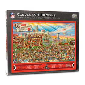 Officially-Licensed NFL Joe Journeyman Puzzle - Cleveland Browns