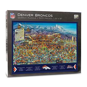Officially-Licensed NFL Joe Journeyman Puzzle - Denver Broncos