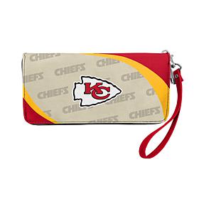 Officially Licensed NFL Kansas City Chiefs Curve Zip Organizer Wallet