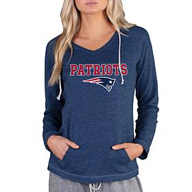 Officially Licensed NFL Ladies Mainstream Long-Sleeve Hoodie -Patriots