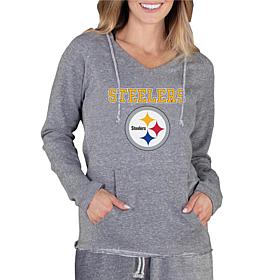 Officially Licensed NFL Ladies Mainstream Long-Sleeve Hoodie -Steelers