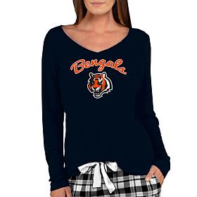 Officially Licensed NFL Ladies Marathon Long-Sleeve Top - Bengals