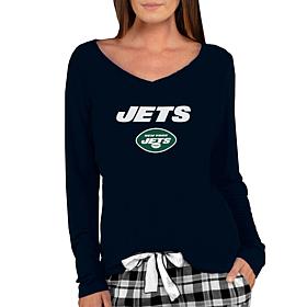 Officially Licensed NFL Ladies Marathon Long-Sleeve Top - Jets
