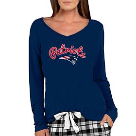 Officially Licensed NFL Ladies Marathon Long-Sleeve Top - Patriots