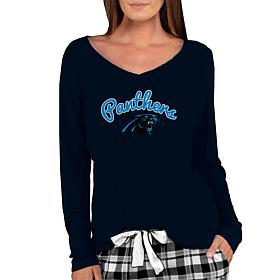 Officially Licensed NFL Ladies Marathon Long-Sleeve Top - Panthers