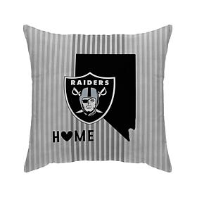 Officially Licensed NFL Las Vegas Raiders Home State Duck Décor Pillow
