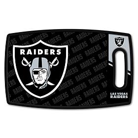 Officially Licensed NFL Las Vegas Raiders Logo Series Cutting Board