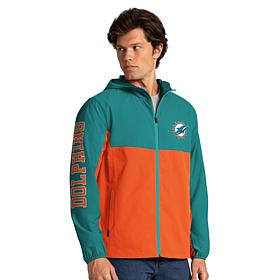 Officially Licensed NFL Lightweight Full Zip Hooded Jacket by Glll