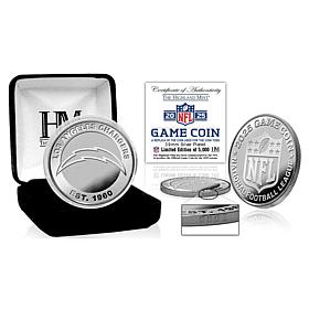 Officially Licensed NFL Los Angeles Chargers 2025 Silver Flip Coin