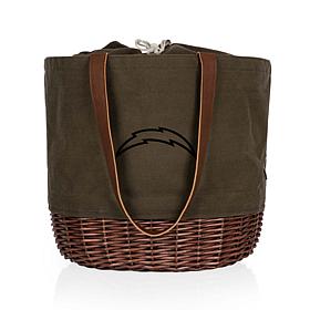 Officially Licensed NFL Los Angeles Chargers Basket Tote Bag