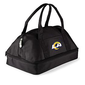 Officially Licensed NFL Los Angeles Rams Black Potluck Casserole Tote 