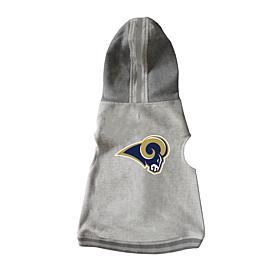 Officially Licensed NFL Los Angeles Rams Pet Hooded Crewneck
