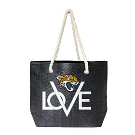 Officially Licensed NFL Love Tote - Jacksonville Jaguars