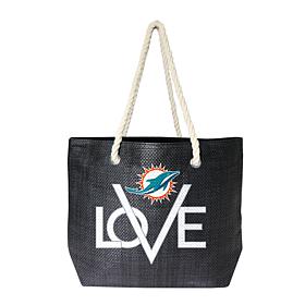 Officially Licensed NFL Love Tote - Miami Dolphins 