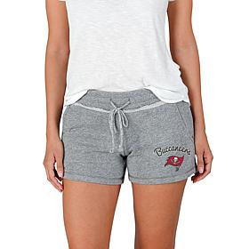 Officially Licensed NFL Mainstream Ladies Knit Shorts - Buccaneers