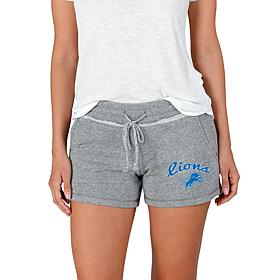 Officially Licensed NFL Mainstream Ladies Knit Shorts - Lions