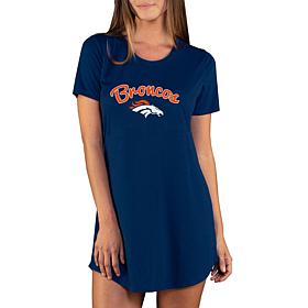 Officially Licensed NFL Marathon Nightshirt by Concept Sports- Broncos
