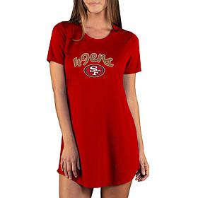 Officially Licensed NFL Marathon Nightshirt by Concept Sport - 49ers