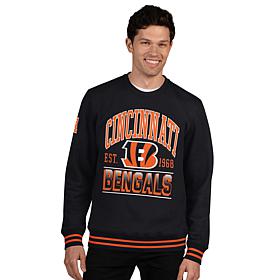 Officially Licensed NFL Men's Crew-Neck Fleece Pullover by Glll