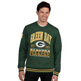 Officially Licensed NFL Men's Crew-Neck Fleece Pullover by Glll