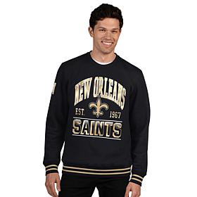 Officially Licensed NFL Men's Crew-Neck Fleece Pullover by Glll
