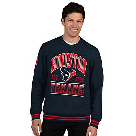 Officially Licensed NFL Men's Crew-Neck Fleece Pullover by Glll