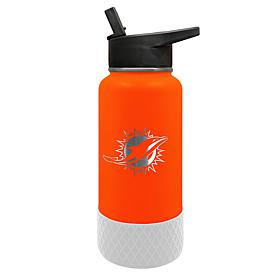 Officially Licensed NFL Miami Dolphins 32 oz. Thirst Hydration Bottle