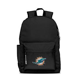 Officially Licensed NFL Miami Dolphins Campus Laptop Backpack