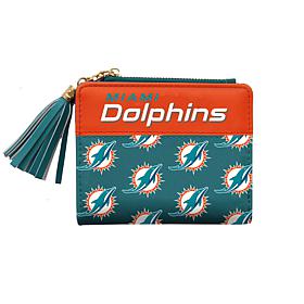 Officially Licensed NFL Miami Dolphins Mini Organizer Wallet