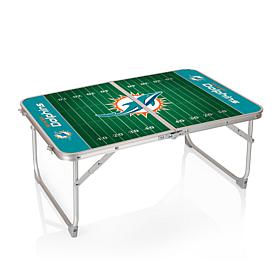 Officially Licensed NFL Miami Dolphins Mini Portable Table
