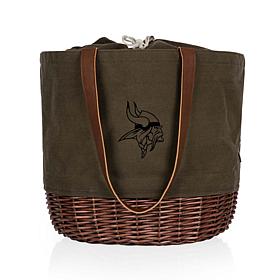 Officially Licensed NFL Minnesota Vikings Basket Tote Bag