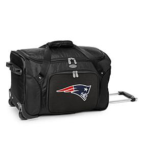 Officially Licensed NFL New England Patriots 22" Wheeled Duffel Bag