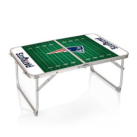 Officially Licensed NFL New England Patriots Mini Portable Table