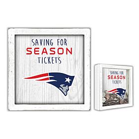 Officially Licensed NFL New England Patriots Saving for Ticket Money 