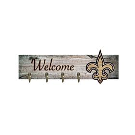 Officially Licensed NFL New Orleans Saints Coat Hanger 6" x 24"