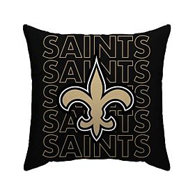 Officially Licensed NFL New Orleans Saints Poly Span Décor Pillow