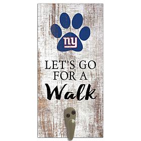 Officially Licensed NFL New York Giants Dog Leash Holder Sign