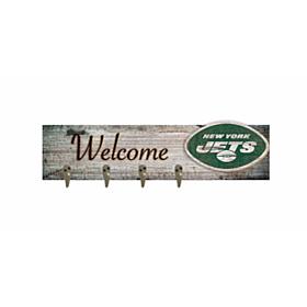 Officially Licensed NFL New York Jets Coat Hanger 6" x 24"