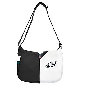 Officially Licensed NFL Philadelphia Eagles Pebble Split Hobo Bag