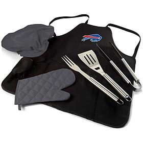 Officially Licensed NFL Picnic Time Apron Tote Pro Grill Set - Bills