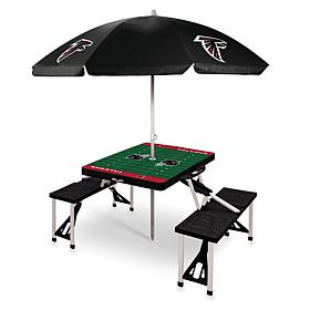 Officially Licensed NFL Portable Folding Picnic Table - Falcons