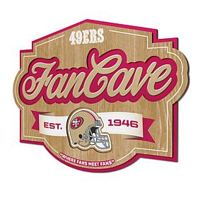 Officially Licensed NFL San Francisco 49ers Fan Cave Sign