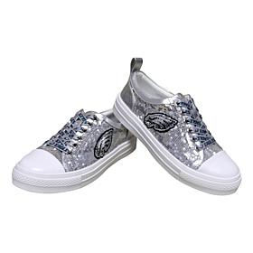 Officially Licensed NFL Sequin Lace-Up Sneakers